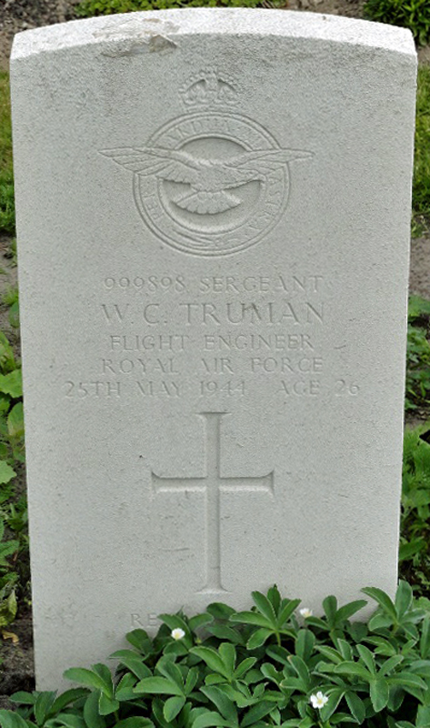 Sgt Wilfred Cyril Truman<br/><br /><br />died May 25th, 1944 - 582 Sqdn.